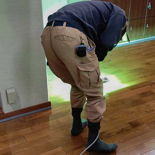 ご在宅中の施工